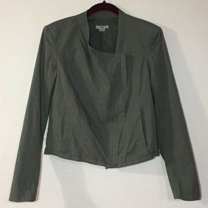 HELMUT LANG Green Cotton Jacket Size Medium